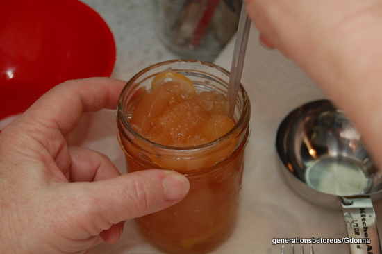 Old Fashioned Pear preserves
